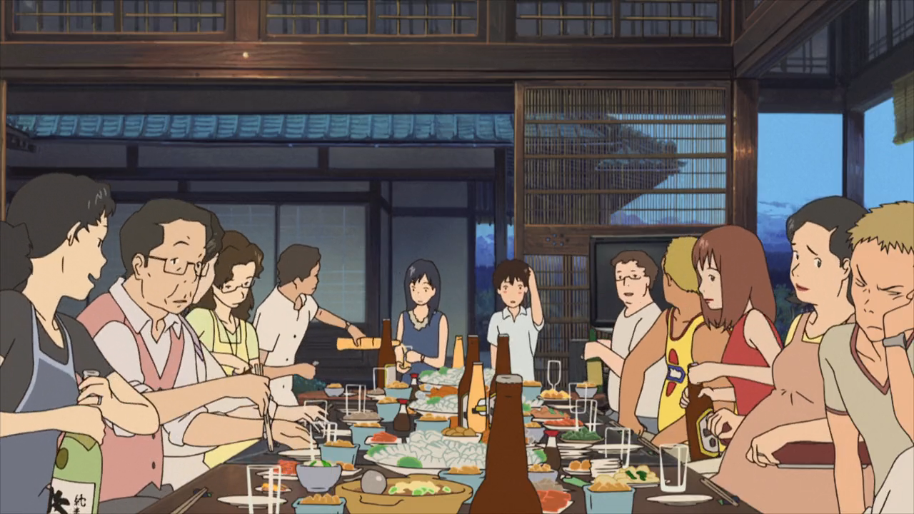 Family life in Summer Wars.